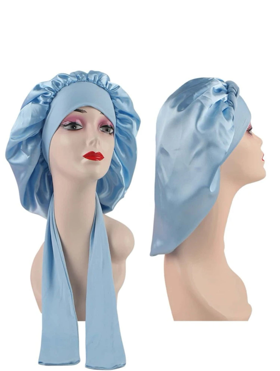 Satin Wig Elastic Bonnet