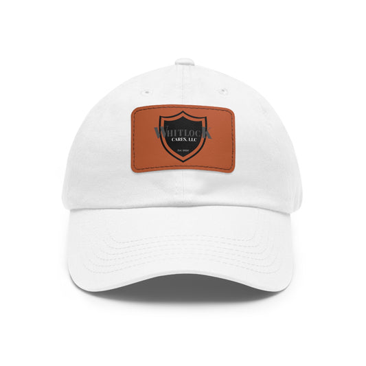 Whitlock Dad Hat with Leather Patch (Rectangle)