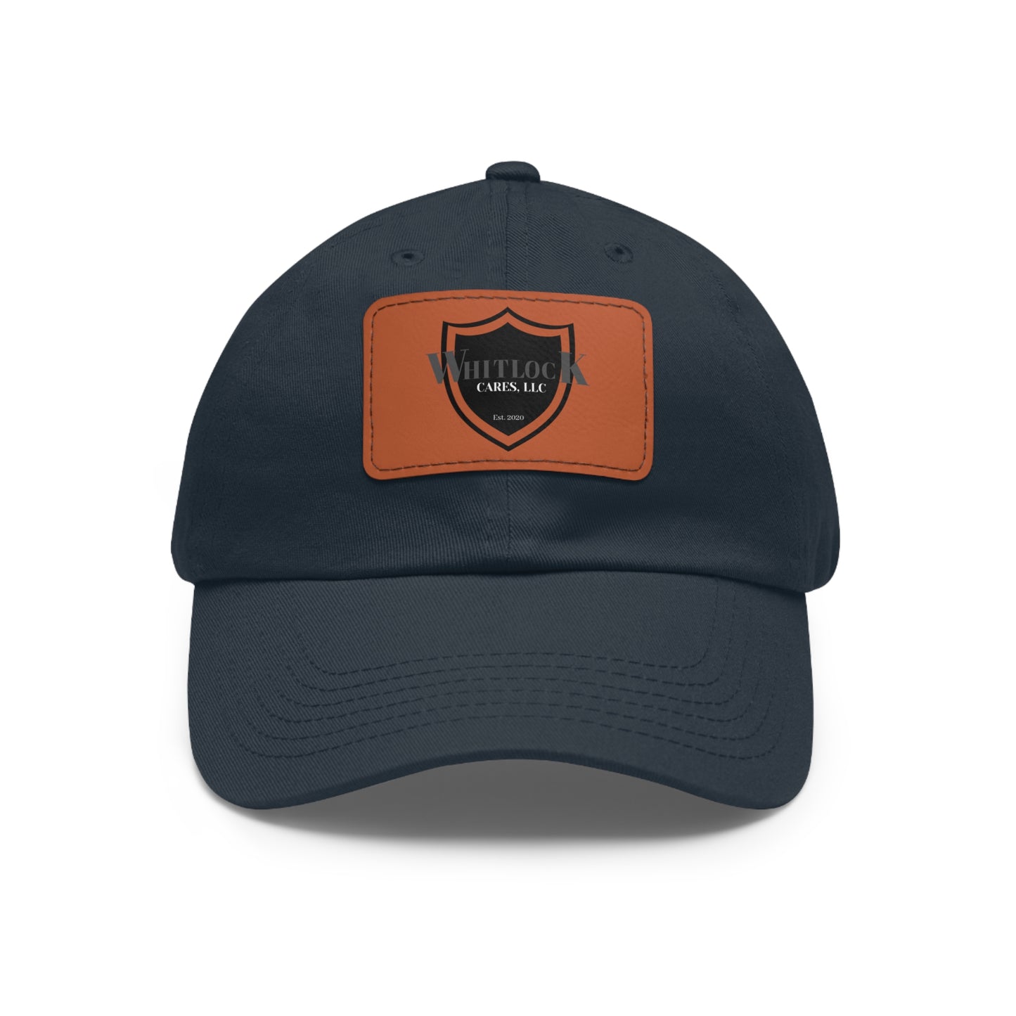 Whitlock Dad Hat with Leather Patch (Rectangle)