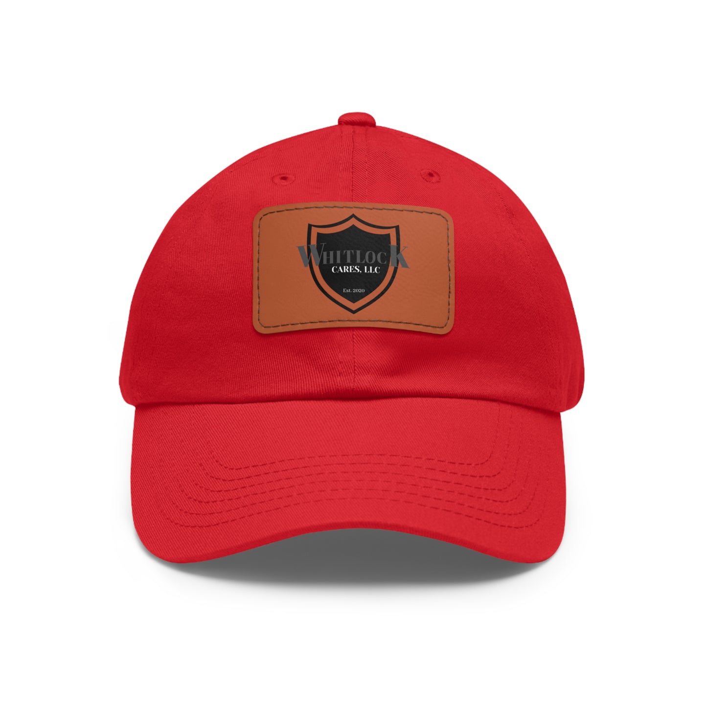 Whitlock Dad Hat with Leather Patch (Rectangle)