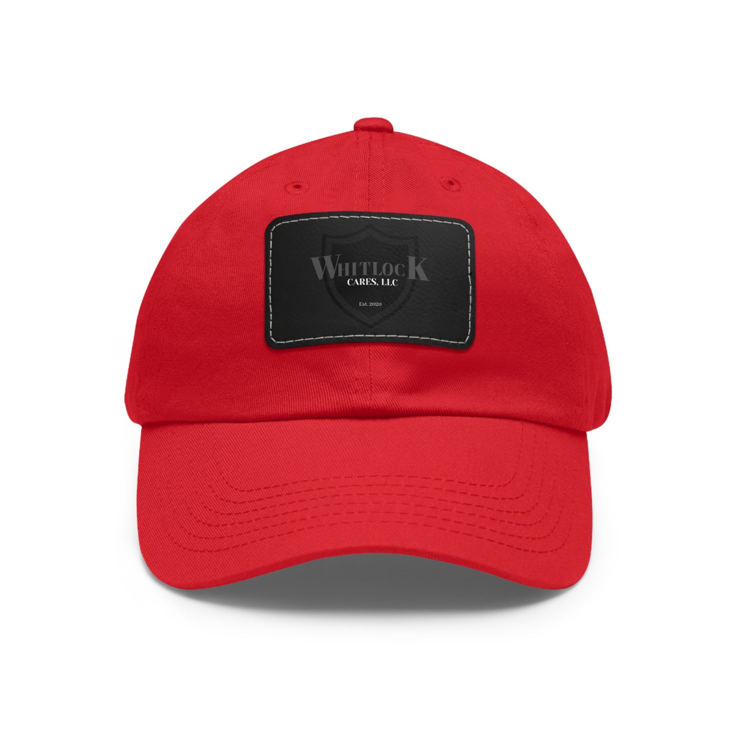 Whitlock Dad Hat with Leather Patch (Rectangle)
